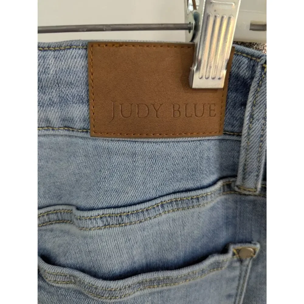 Judy Blue Mid Rise Straight Fit Women's Denim Jeans Sz 14W - Picture 12 of 15